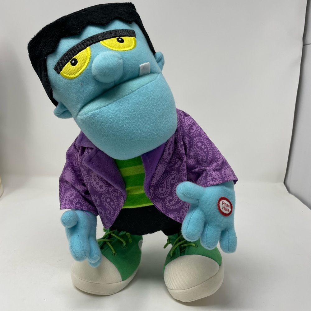 Hallmark Musical Monster Mash Singing Frankenstein Plush Stuffed Toy